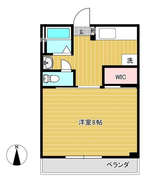 可愛マンションの間取り