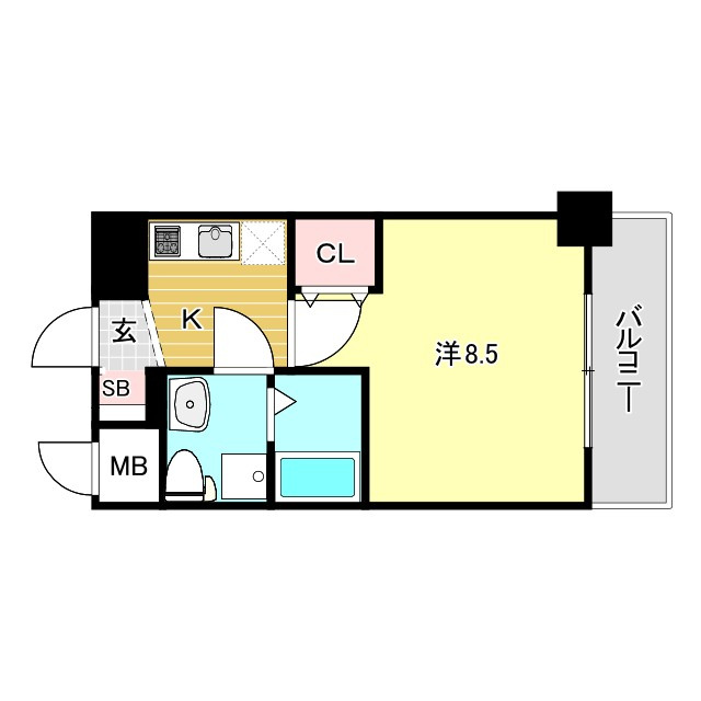 セレニテ甲子園Ⅱの間取り