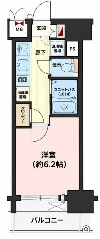 プレサンス名古屋STATIONビジュの間取り