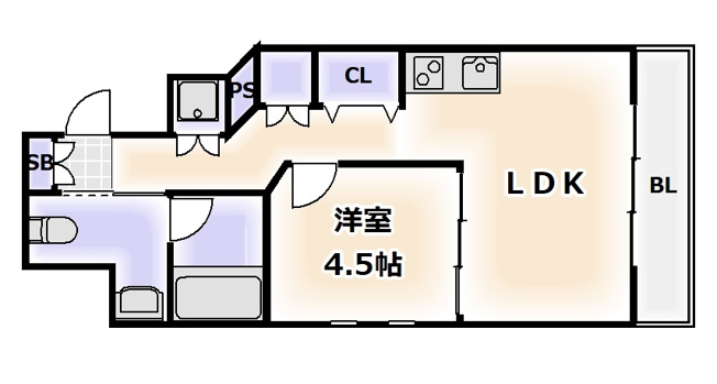 【間取り】 | ゼニスレジデンス難波南
