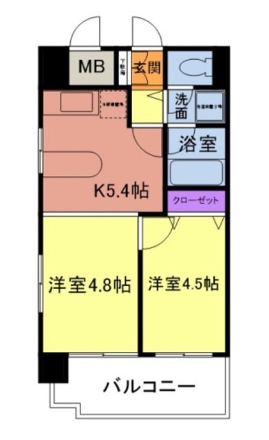 イトーピア天神東の間取り
