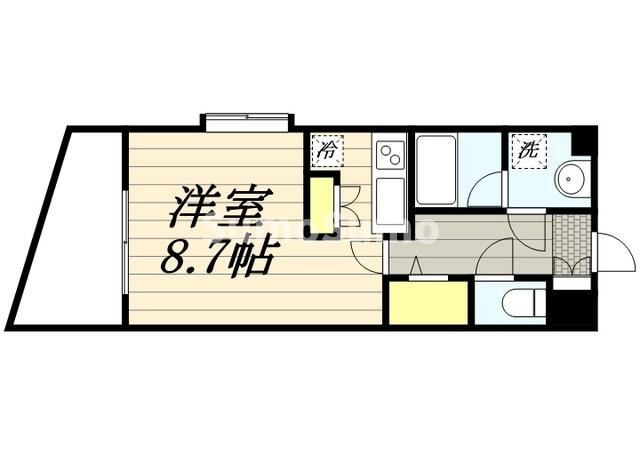 ラセット天神の間取り