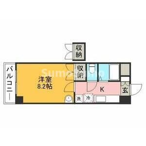 ロイヤル天神南の間取り