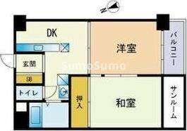 フドウ赤坂の間取り