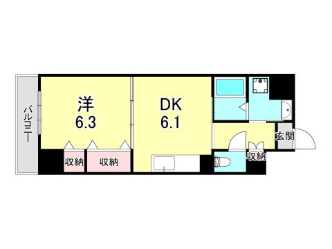 EIGHT KOBEの間取り