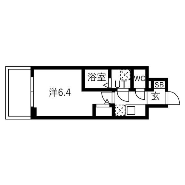 エスリードレジデンス大阪谷町ザ・マークス の間取り
