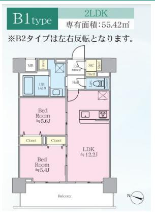 パピルス三ノ輪レジデンスの間取り