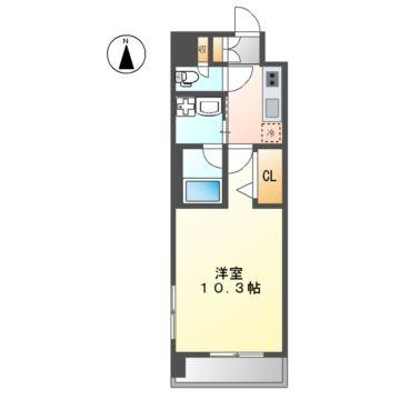 レジデンシア今池の間取り