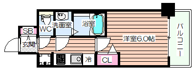 【間取り】 | プレサンス海老江ジャルダン