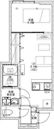 ＫＥＩＡＩ　ＲＥＳＩＤＥＮＣＥ　清瀬Ⅵの間取り|同仕様参考写真