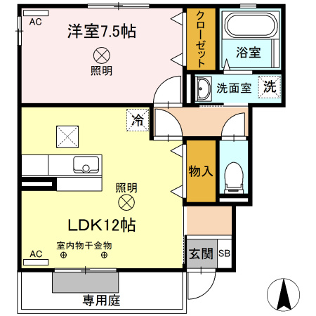 プリムローズ新光の間取り
