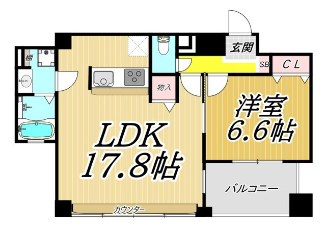 プロスペリテ（尼崎）の間取り