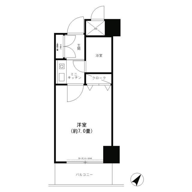 コシノパークサイドビルの間取り