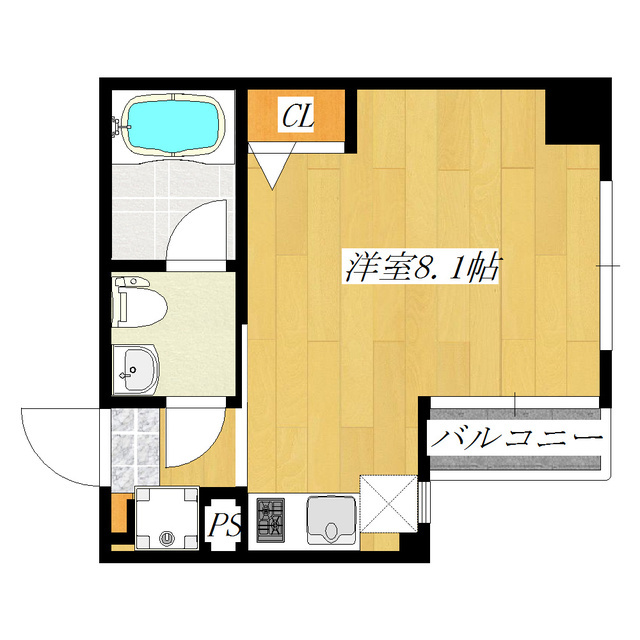 カスティーロ東十条の間取り|広く使いやすい間取りです！