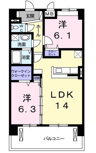 ヴィラージエの間取り