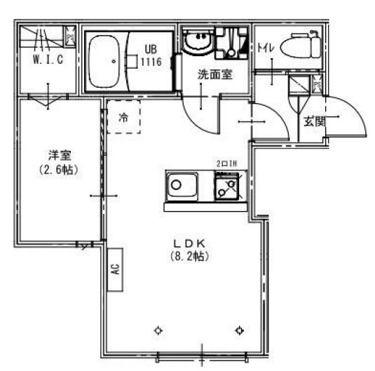 ＫＥＩＡＩ　ＲＥＳＩＤＥＮＣＥ　北越谷の間取り