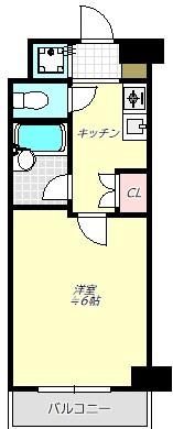 川崎市多摩区三田２丁目の賃貸マンションの間取り