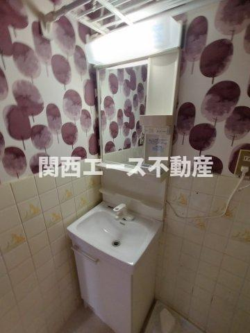 【洗面所】 | 六万寺町１丁目貸家