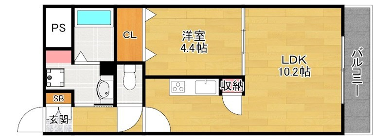 Ｍａｎｓｉｏｎ　Ｇｒａｃｅ（旧：寝屋川十字の園）の間取り