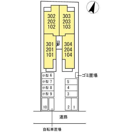 エントピア東雲の区画図