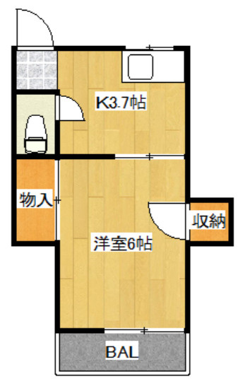 共栄ビルの間取り