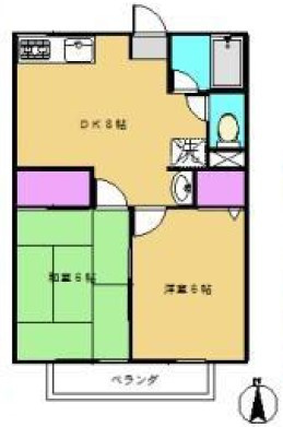 シティハイム小野沢の間取り