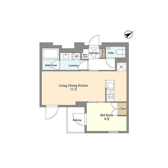 【間取り】 | Lumina　Court　Takaido