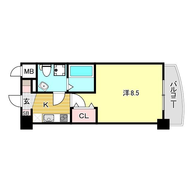 セレニテ甲子園Ⅰの間取り