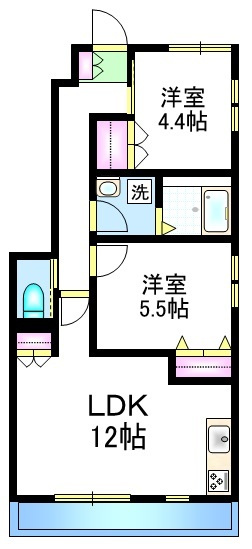 Celsusの間取り|★角部屋３面採光★