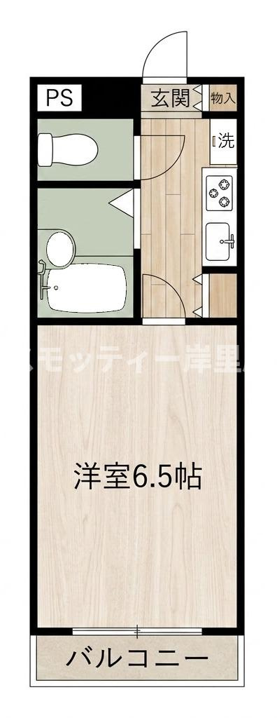 グランヴィ天王寺の間取り