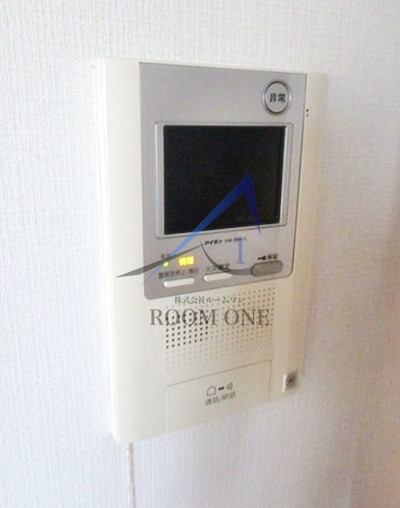コンフォラス浅草のセキュリティ|モニター付きインターホンです。