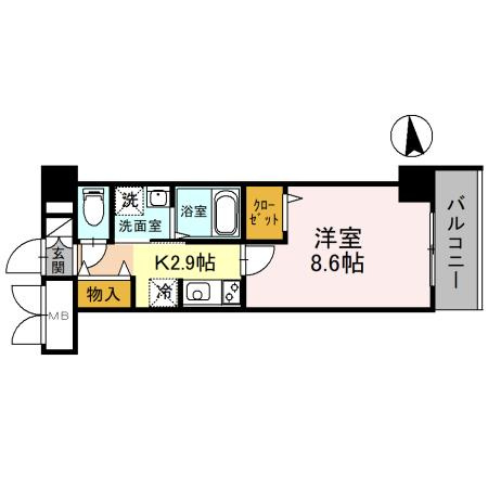 【間取り】 | グラージュ小路　仲介手数料無料