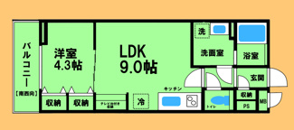 【間取り】 | リブリ・淵野辺Ⅲ