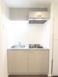 サンライズ津田沼Ⅳのキッチン|建築中の写真です。