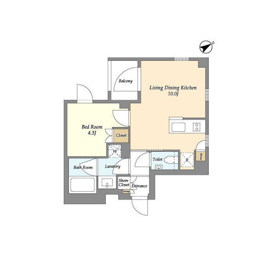 【間取り】 | Lumina　Court　Takaido