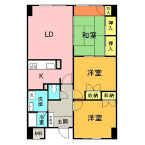 【間取り】 | グランデ元塩