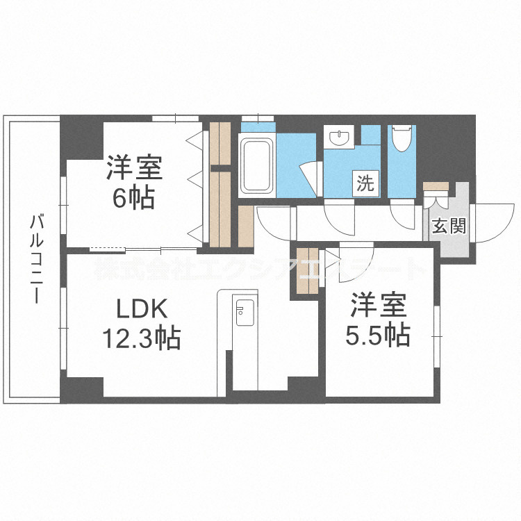 アグレアーブルの間取り