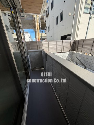 D-ROOM南越谷のバルコニー