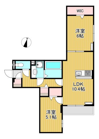 D-ROOM南越谷の間取り