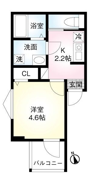 north crest（ノースクレスト）の間取り
