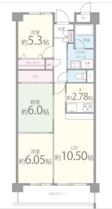大井路の間取り