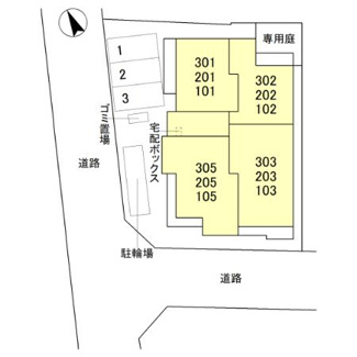 【区画図】 | メゾンルル赤川