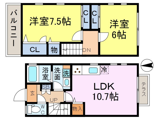 ヴィライーストの間取り
