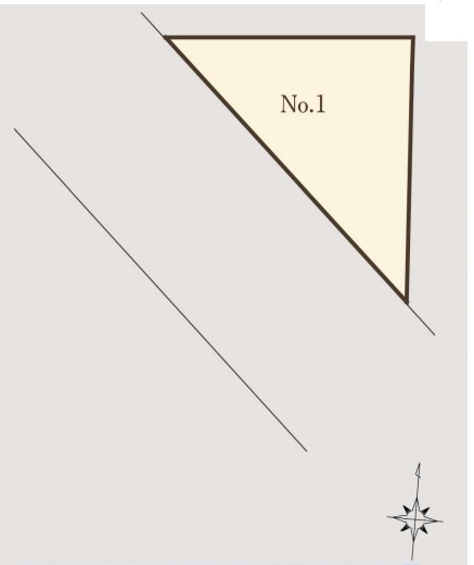 天沼町1448①　新築一戸建て　01の区画図|1号棟