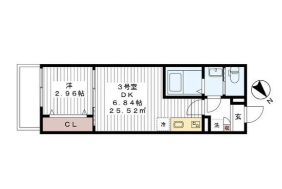 フロンティアの間取り
