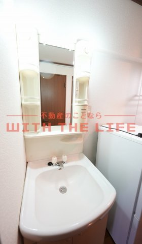 第3コーポ江頭【キャッシュバック対象物件】の独立洗面台|使いやすい独立洗面台です※現状優先