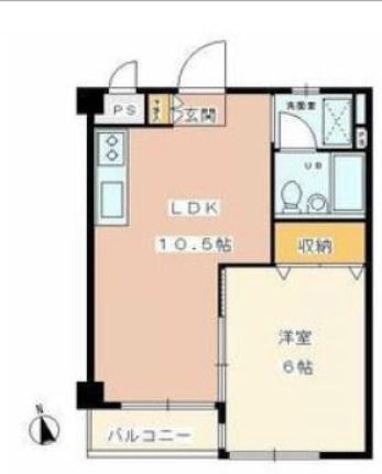 コリーヌ本牧の間取り
