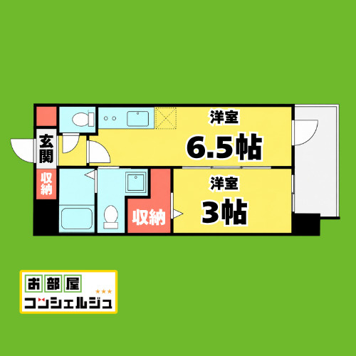 エステムコート名古屋サウスネクストの間取り