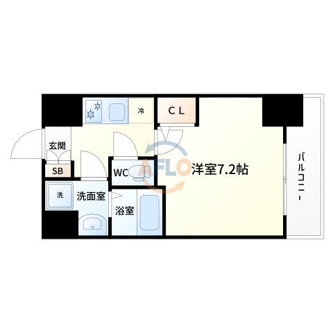 アークグラン大阪ウエストの間取り
