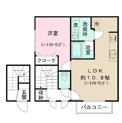 クレシアーノの間取り|間取りです。
